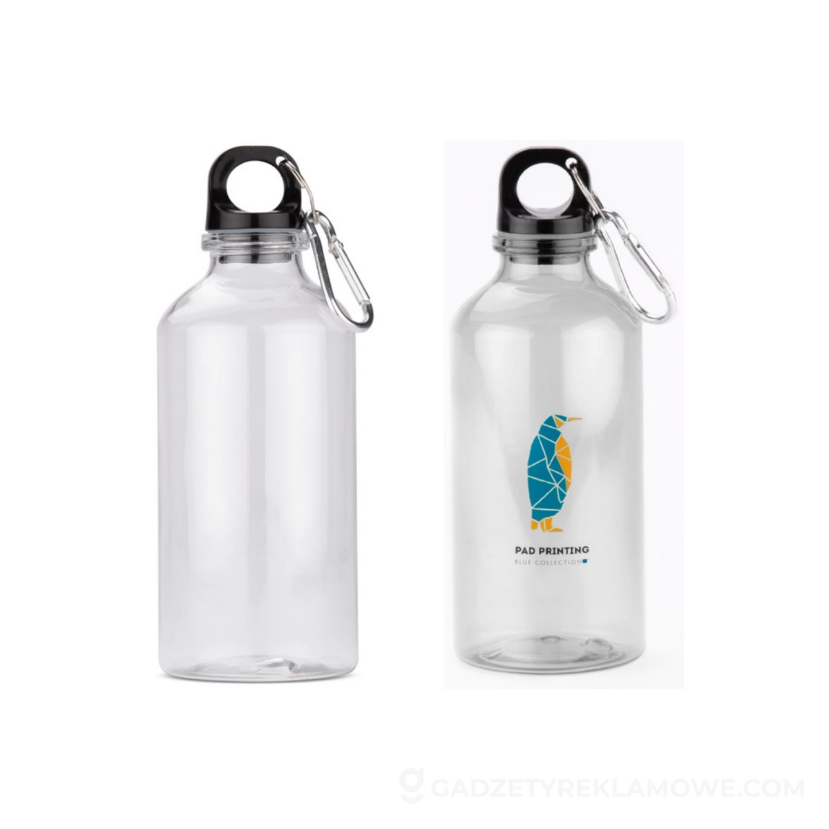 Butelka rPET TINKA 400 ml - przezroczysta