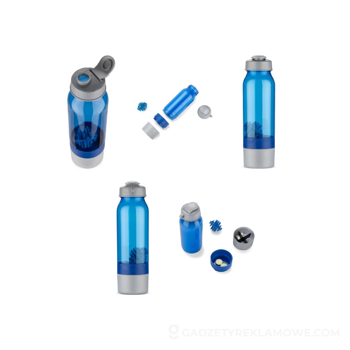 Shaker TRISHE 750 ml - niebieski