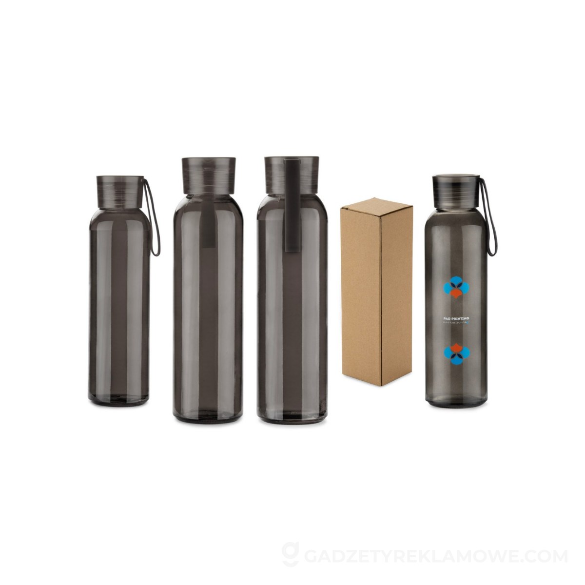 Butelka szklana VERRE 500 ml - czarna
