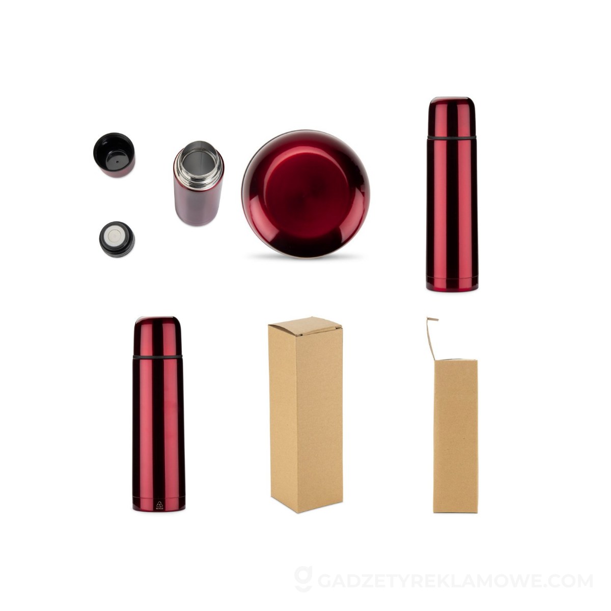 Termos VARMO 500 ml - czerwony