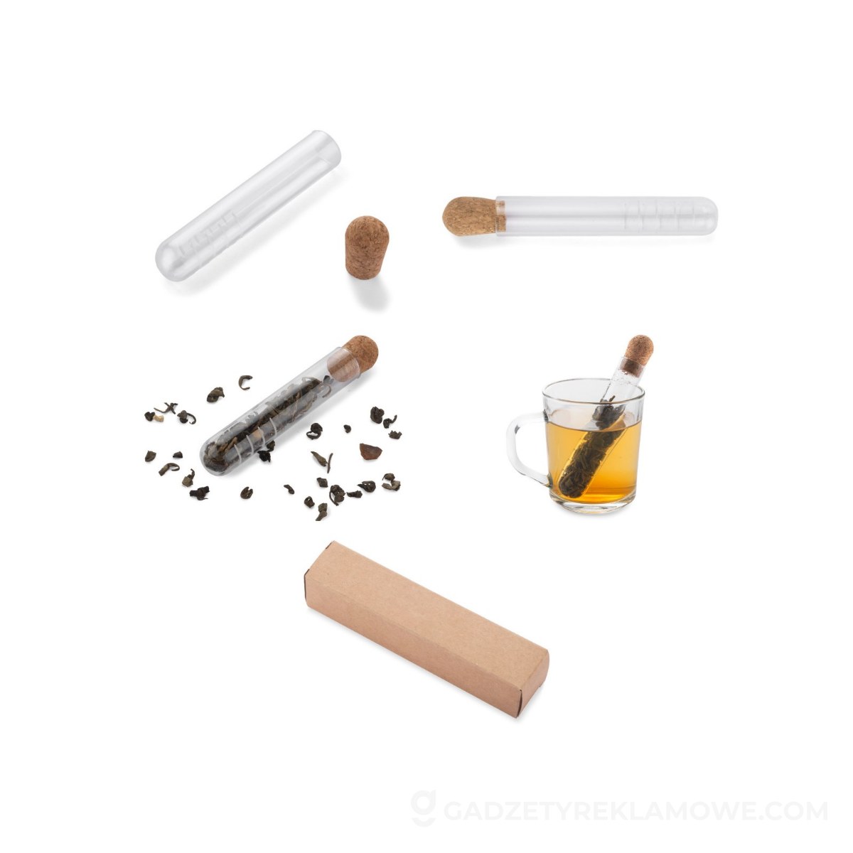 Zaparzacz do herbaty CEYLON - przezroczysty