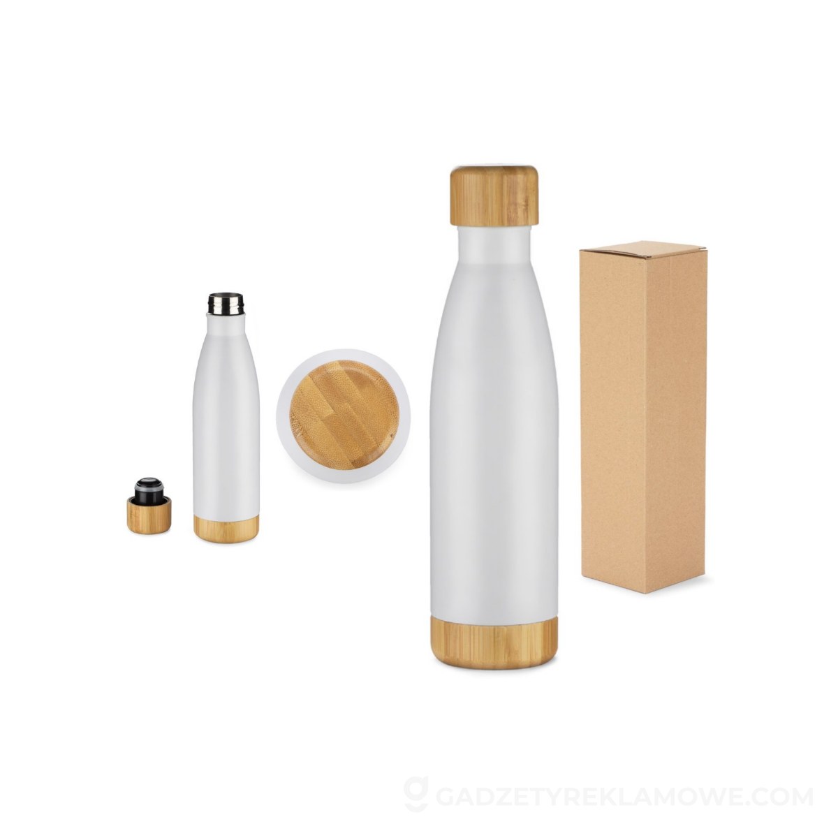ASG-16612-01-wariantu-watermark Butelka termiczna Tilli 500 ml - biała