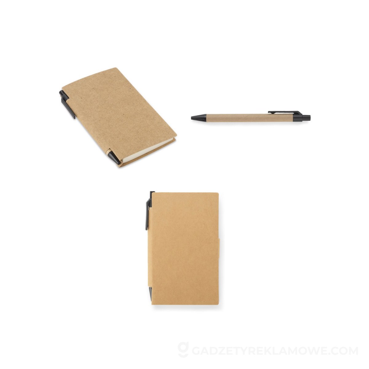 Notes z długopisem MARRO - naturalny