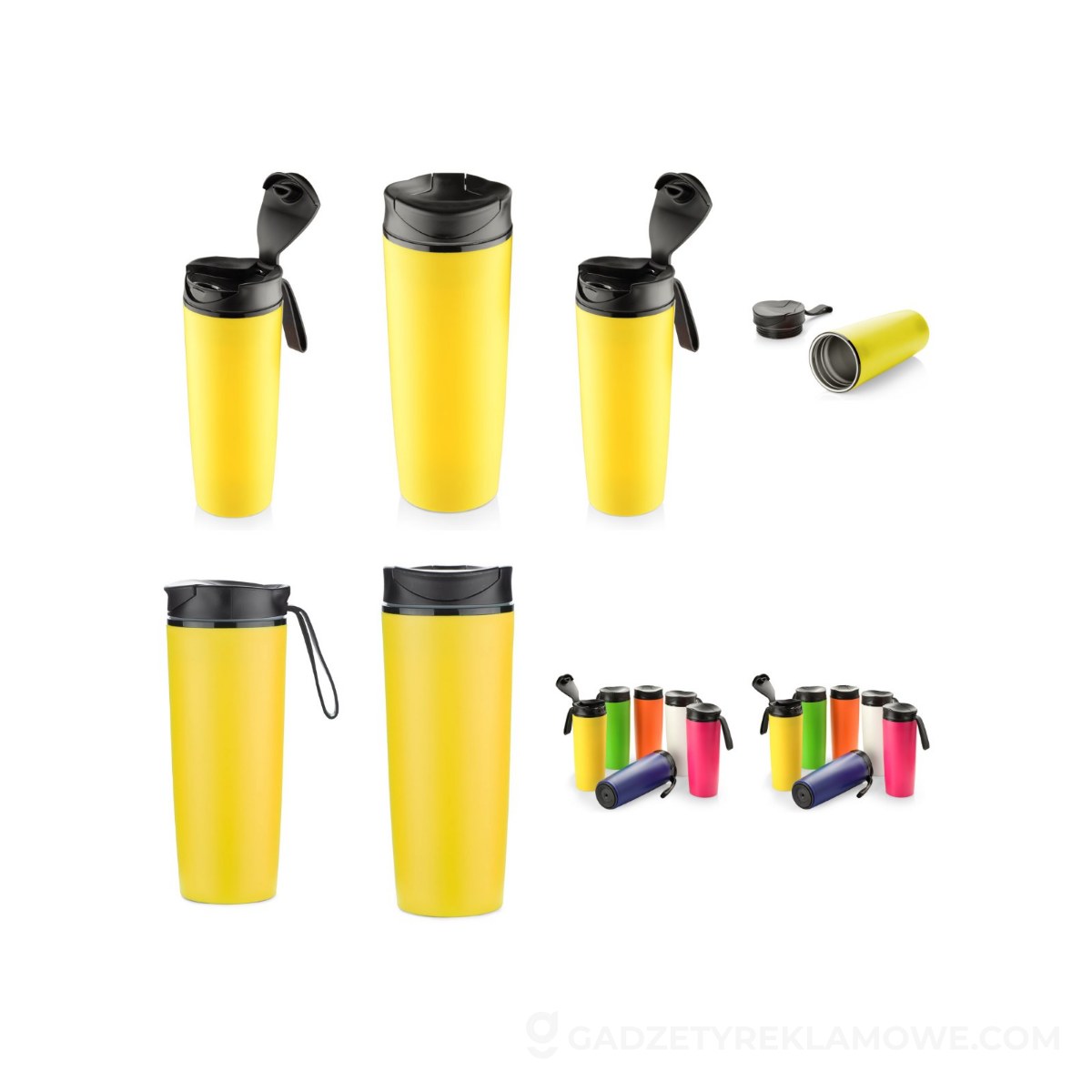ASG-17665-12-wariantu-watermark Kubek termiczny Suck 450 ml - żółty