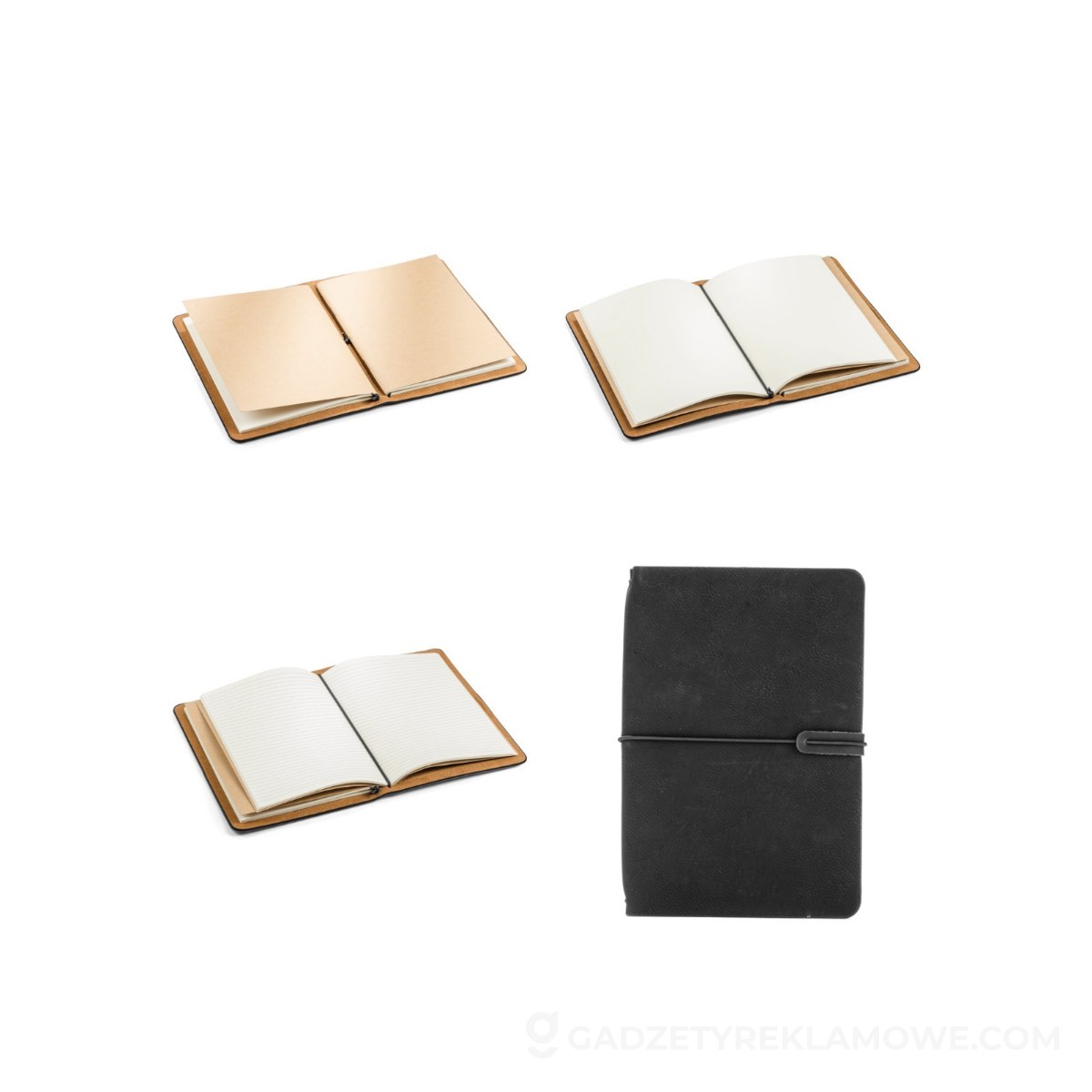Notes Retro A5 - czarny