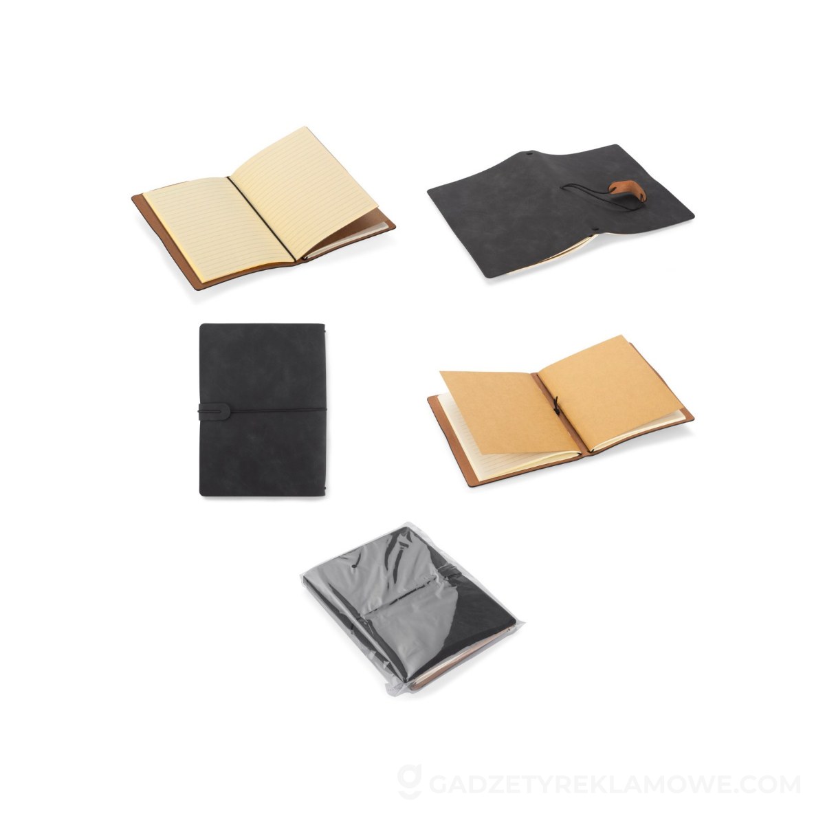 Notes RETRO LITE A5 - czarny