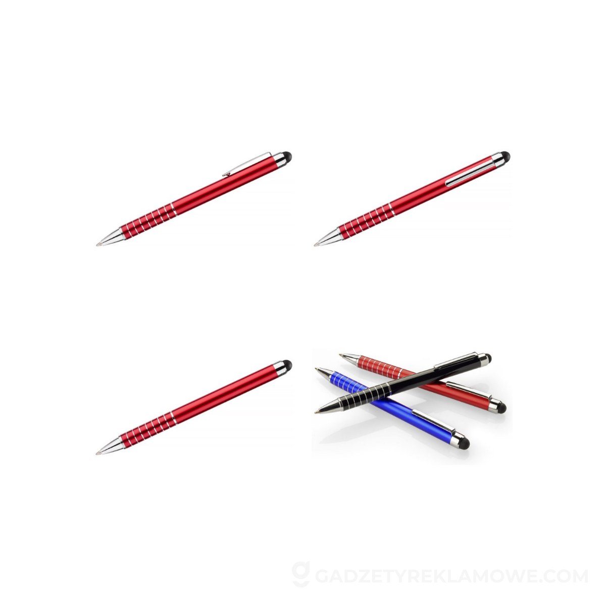 Długopis touch IMPACT - czerwony