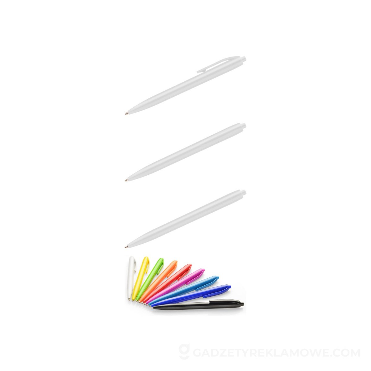 Długopis BASIC - biały