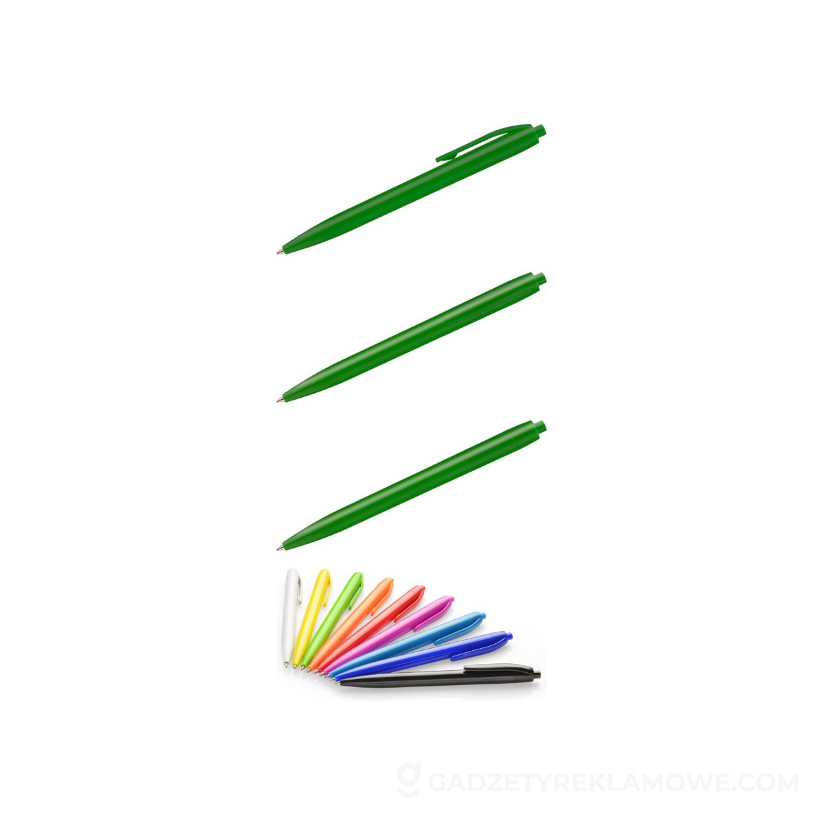 Długopis BASIC - zielony