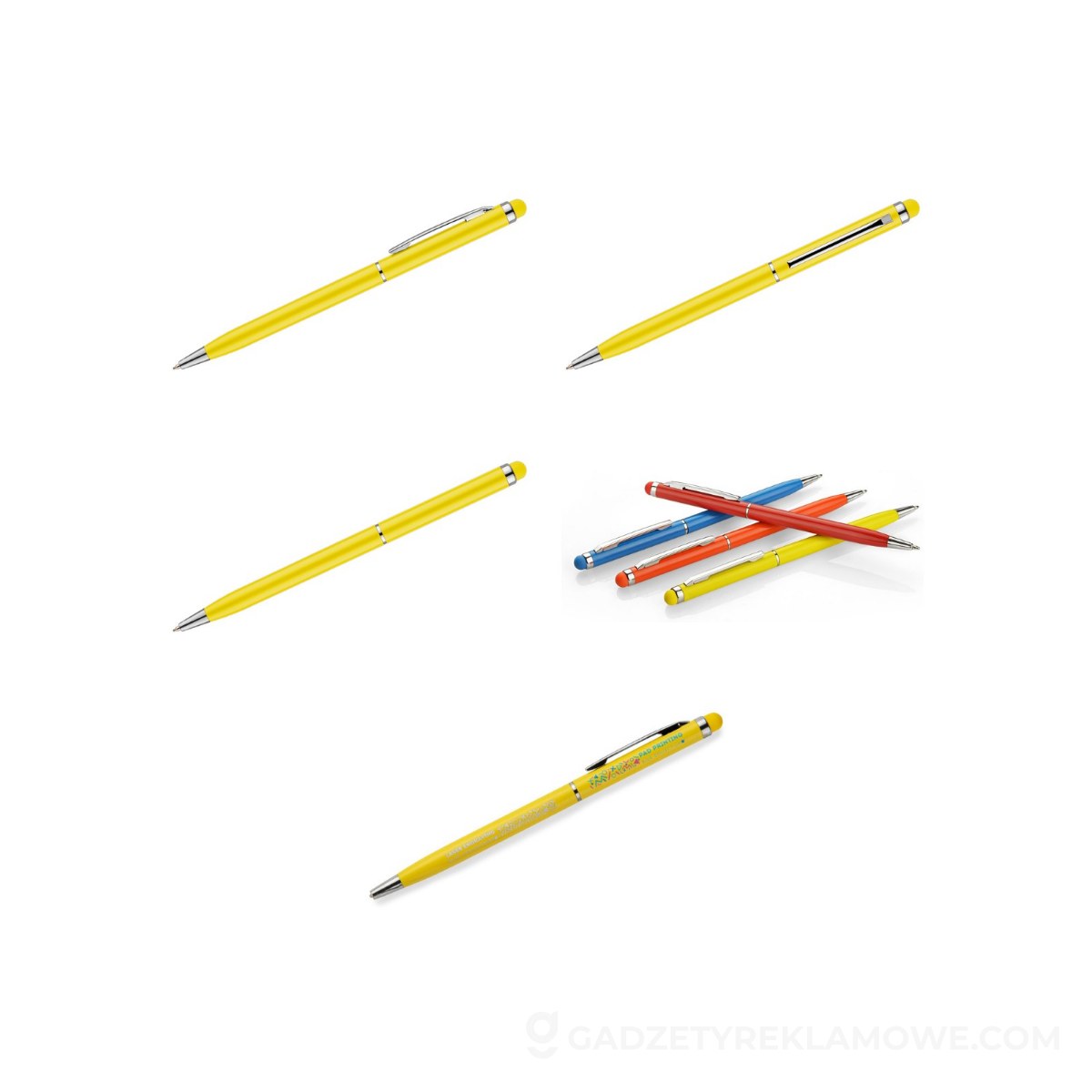 Długopis touch TIN 2 - żółty