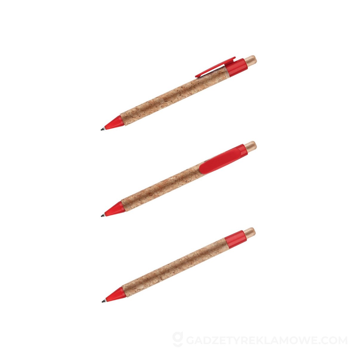 Długopis KORTE - czerwony