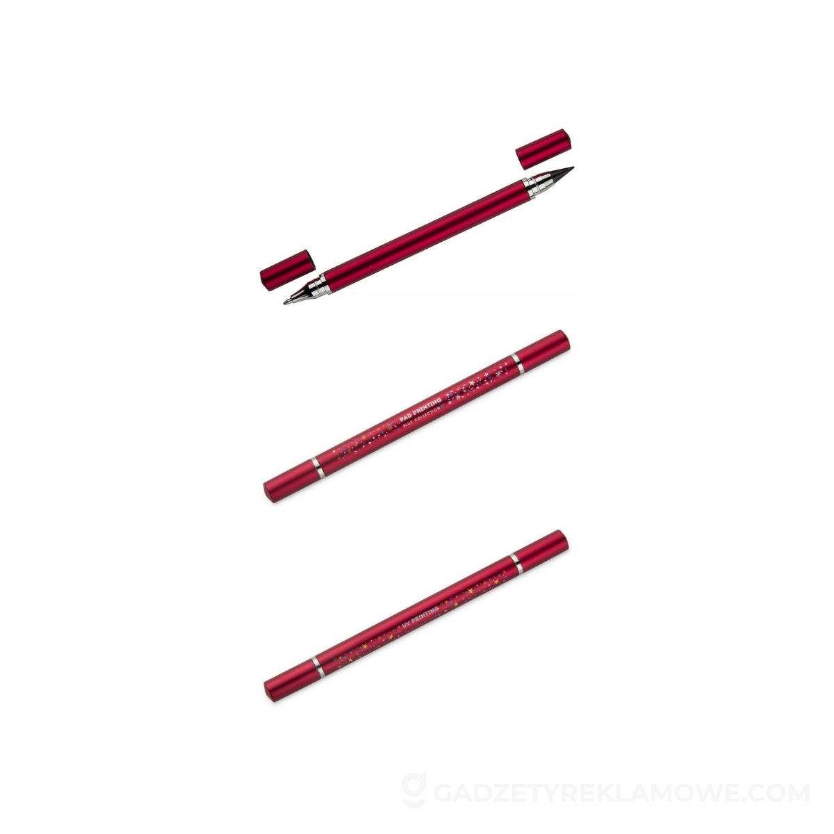 Długopis 2 w 1 TWINO - czerwony