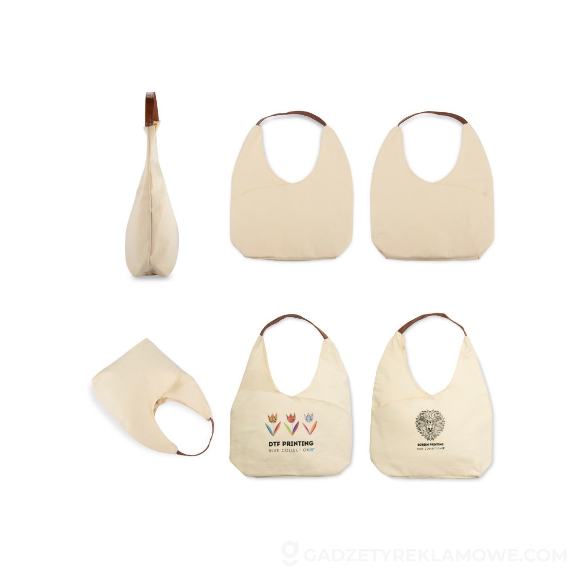 Torba bawełniana TASKE 280 g - brązowa