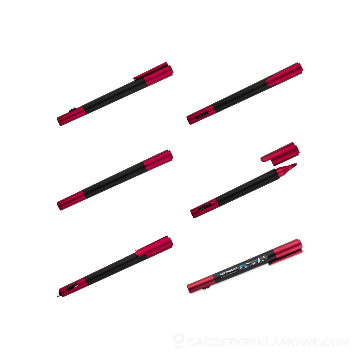 Marker 2 w 1 SNIP - czerwony