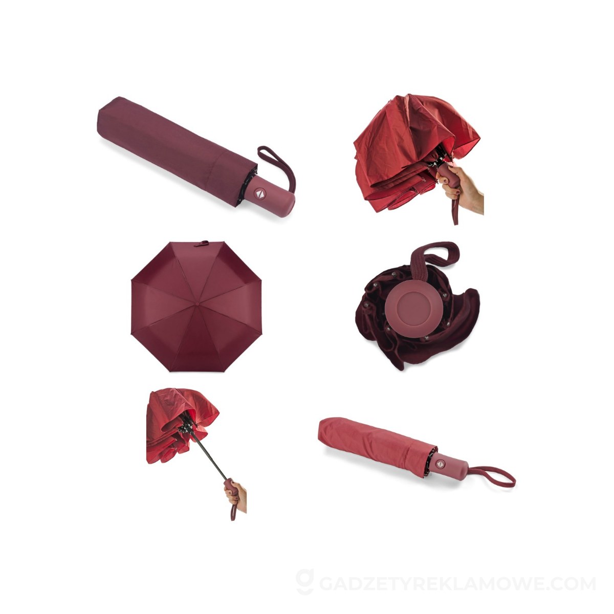 Parasol REGO - bordowy