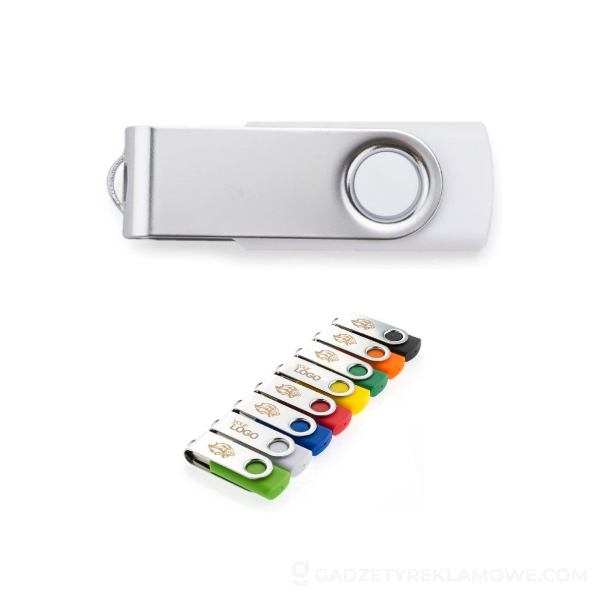 Pamięć USB TWISTER 16 GB - biała