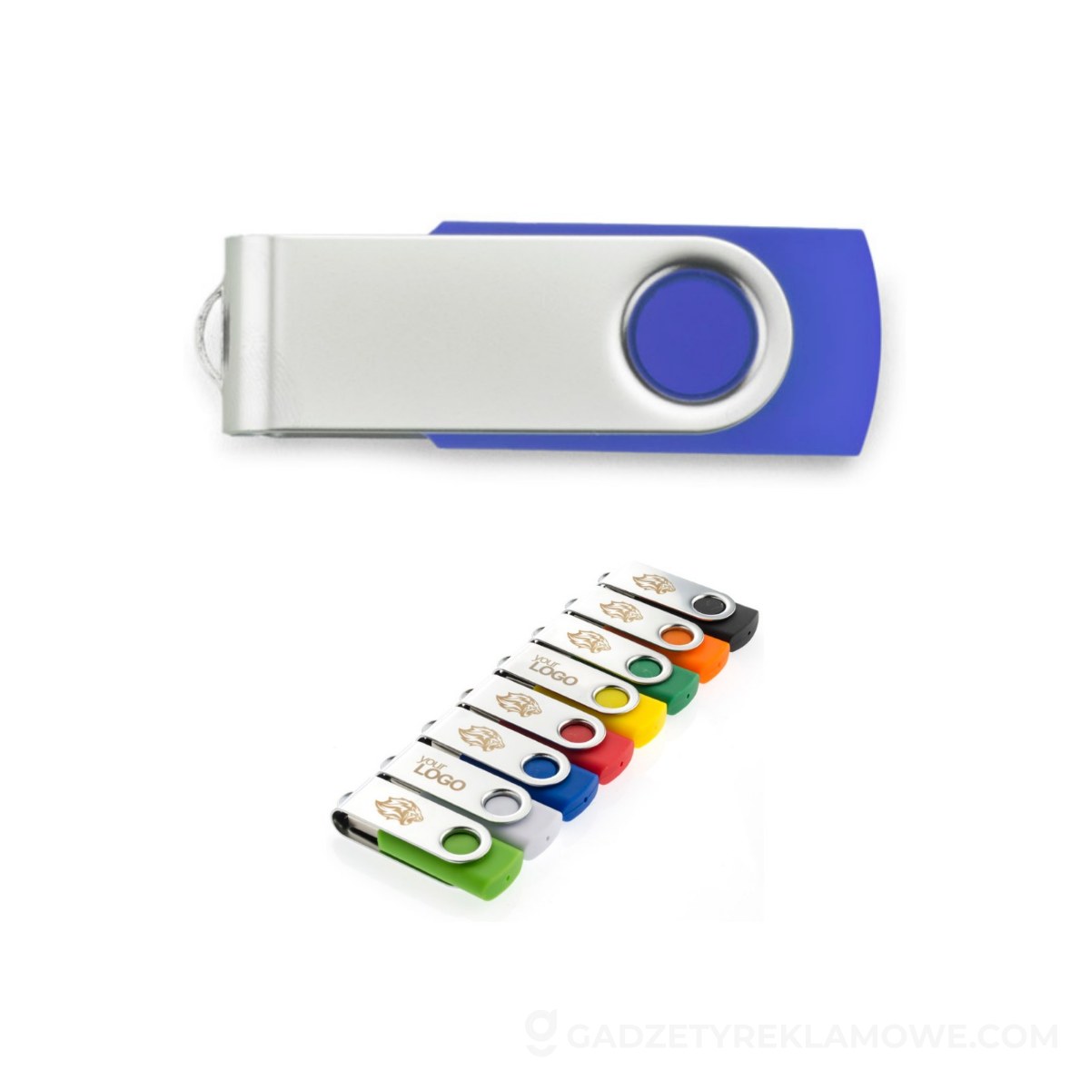 Pamięć USB TWISTER 32 GB - niebieska