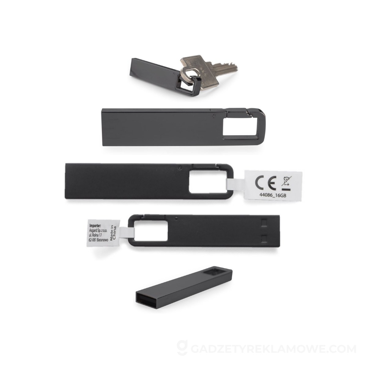 Pamięć USB TORINO 16 GB - czarna