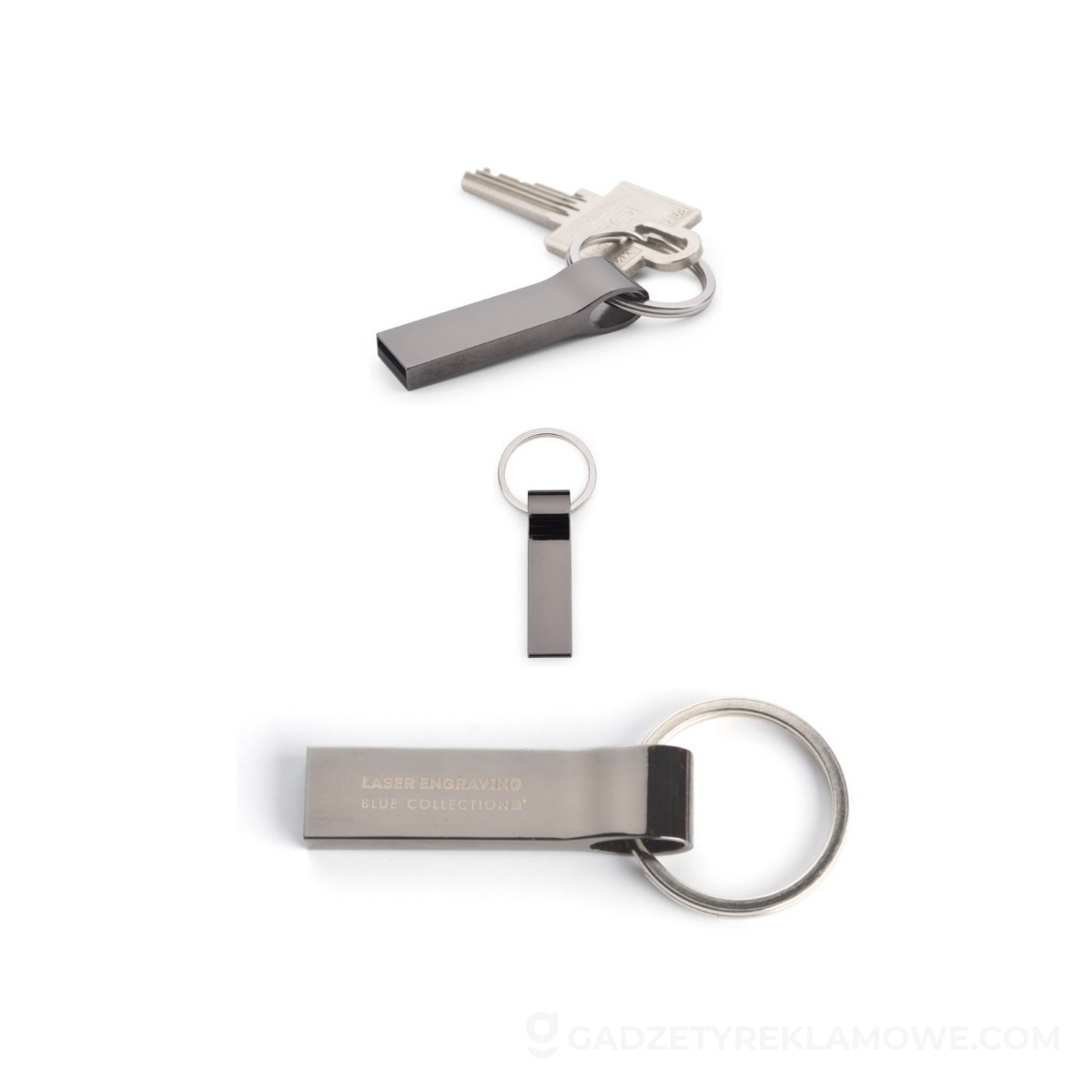 Pamięć USB Palermo 16 GB - grafitowa