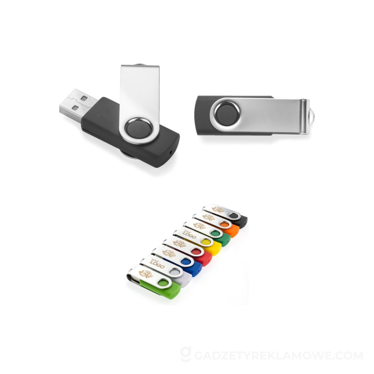 Pamięć USB 3.0 TWISTER 16 GB - czarna