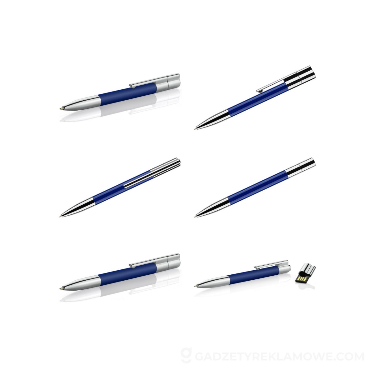 Długopis z pamięcią USB BRAINY 8 GB - niebieski