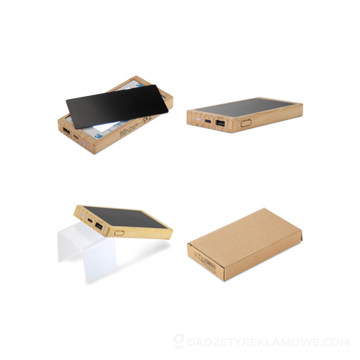 ASG-45140-17-wariantu-watermark Powerbank solarny SOLBAM 5000 mAh - beżowy