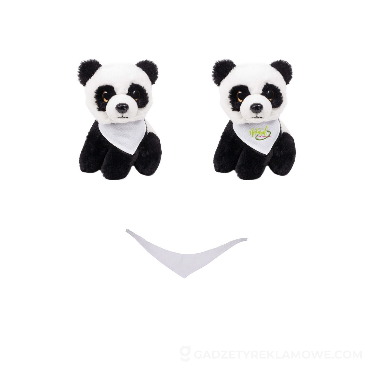 Pluszowa panda | Loka - czarno-biała