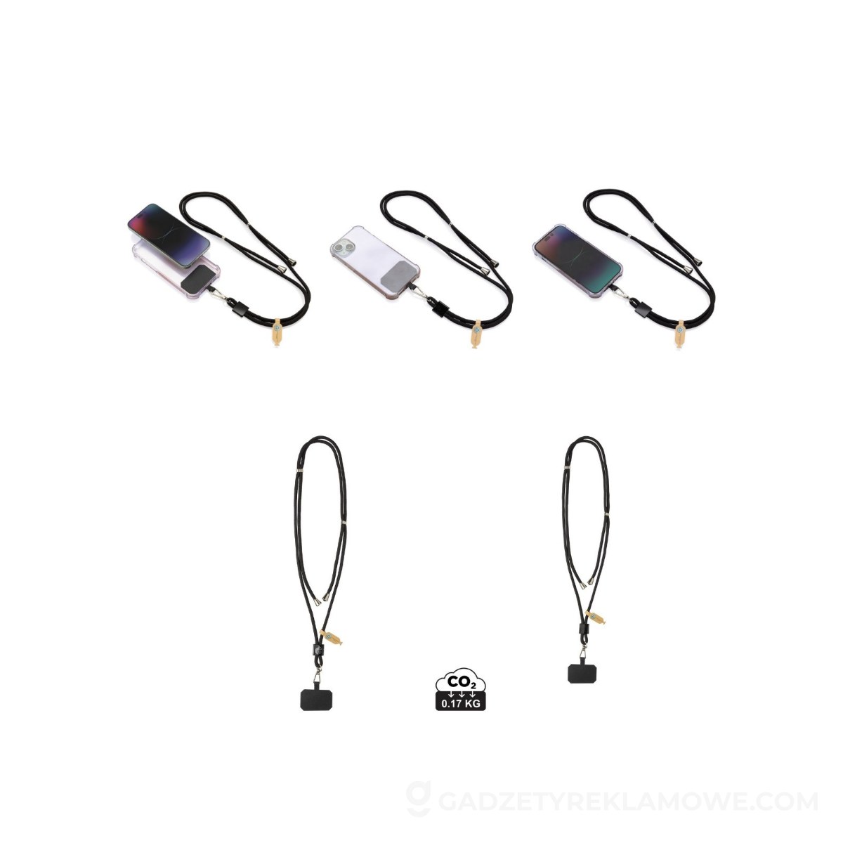 Smycz do telefonu CarryLoop - czarna