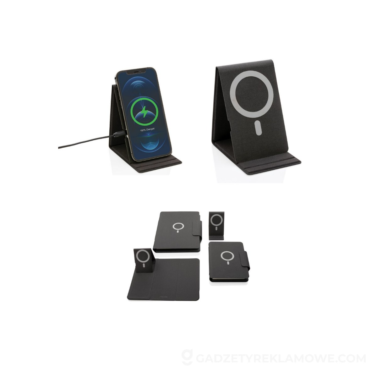 AXP-P308-322-wariantu-watermark Magnetyczna ładowarka bezprzewodowa 10W - czarna