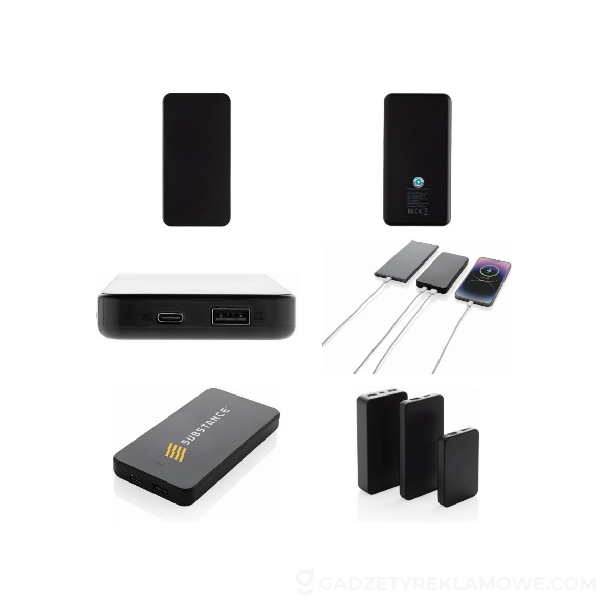 Męskie gadżety reklamowe – 5 reklamowych hitów, które robią wrażenie 4 Power Bank 10000 mAh Boostcore - czarny