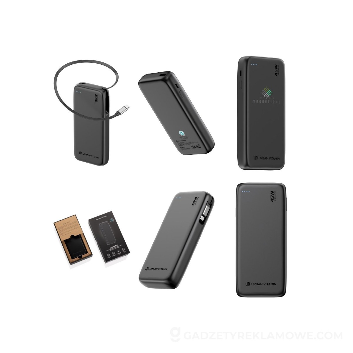 AXP-P322-7401-wariantu-watermark Powerbank Urban Vitamin San Mateo 20000 mAh - czarny