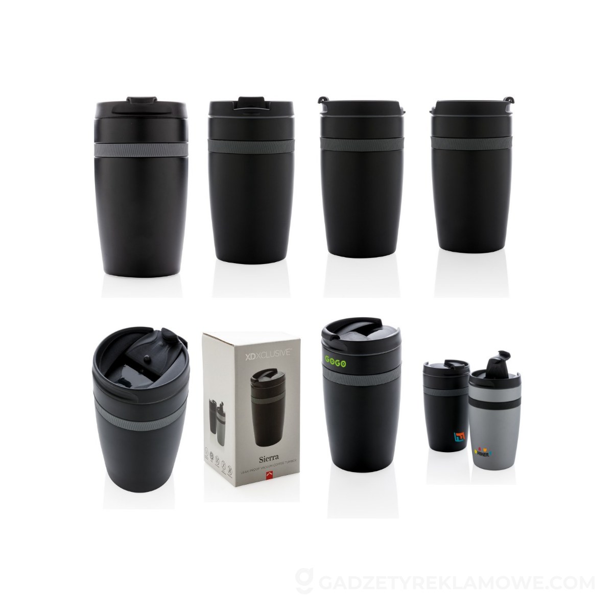 Kubek termiczny 280 ml Sierra - szary