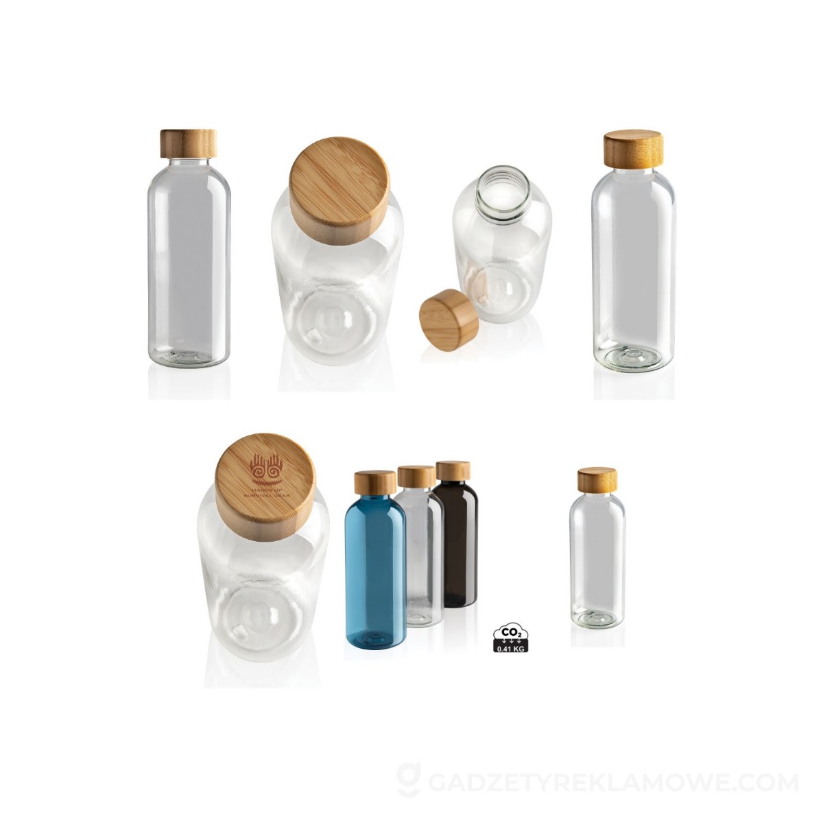 Butelka sportowa 660 ml z RPET - neutralna