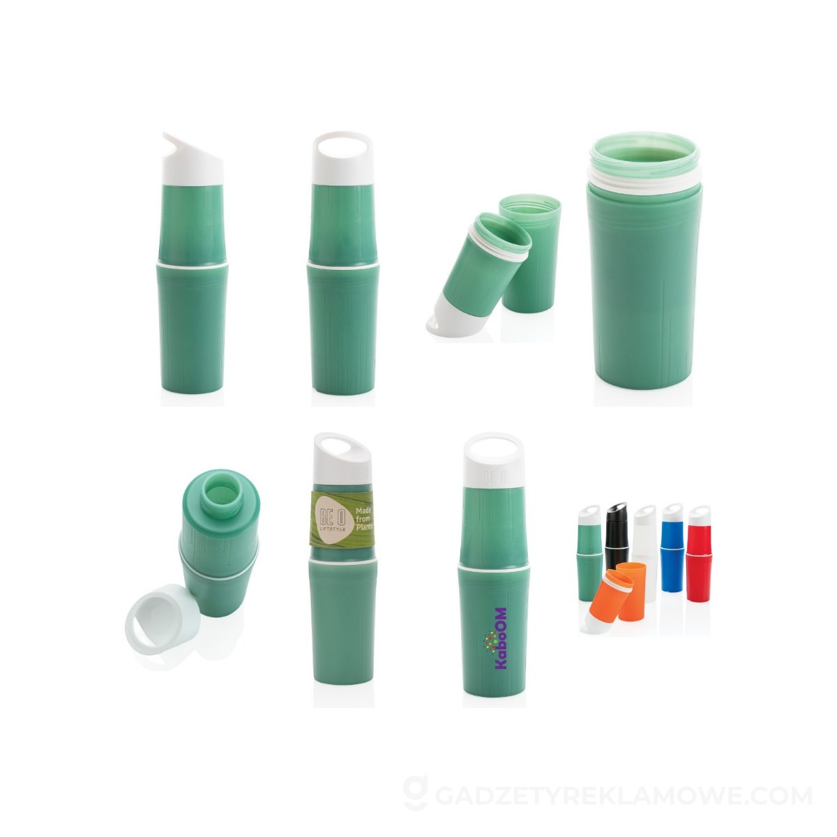 Butelka sportowa BE O Bottle - zielona