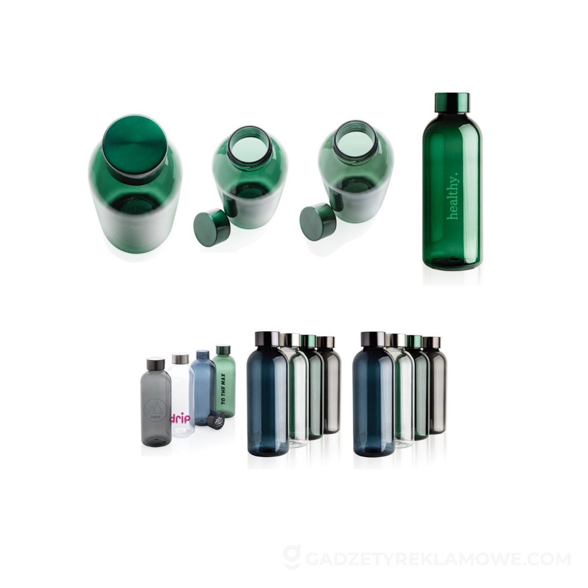 Butelka sportowa 620 ml - zielona