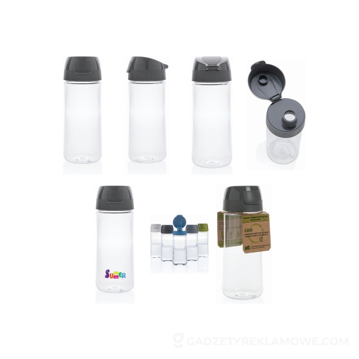 AXP-P433-462-wariantu-watermark Butelka sportowa 500 ml - szara