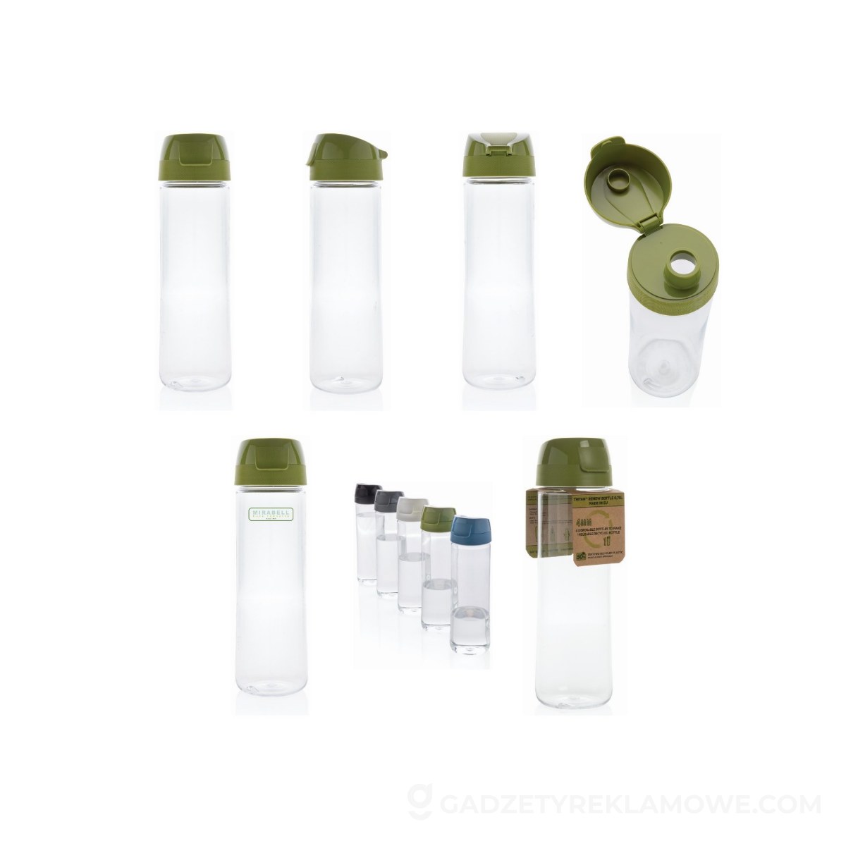 Butelka sportowa 750 ml - zielona