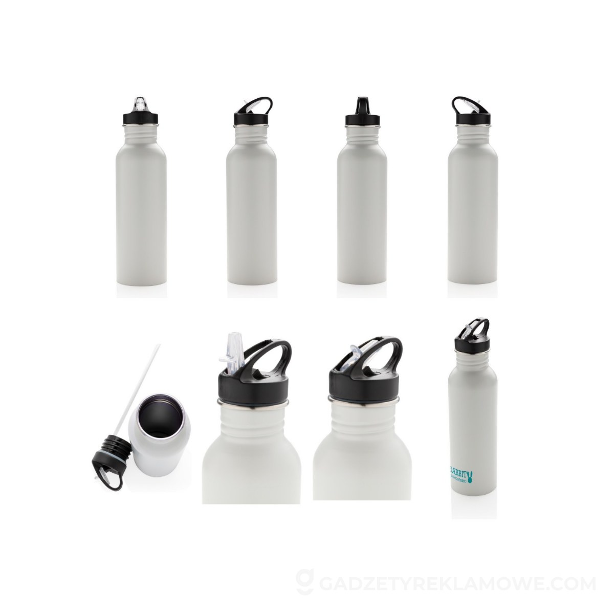 Butelka sportowa 710 ml Deluxe - biała