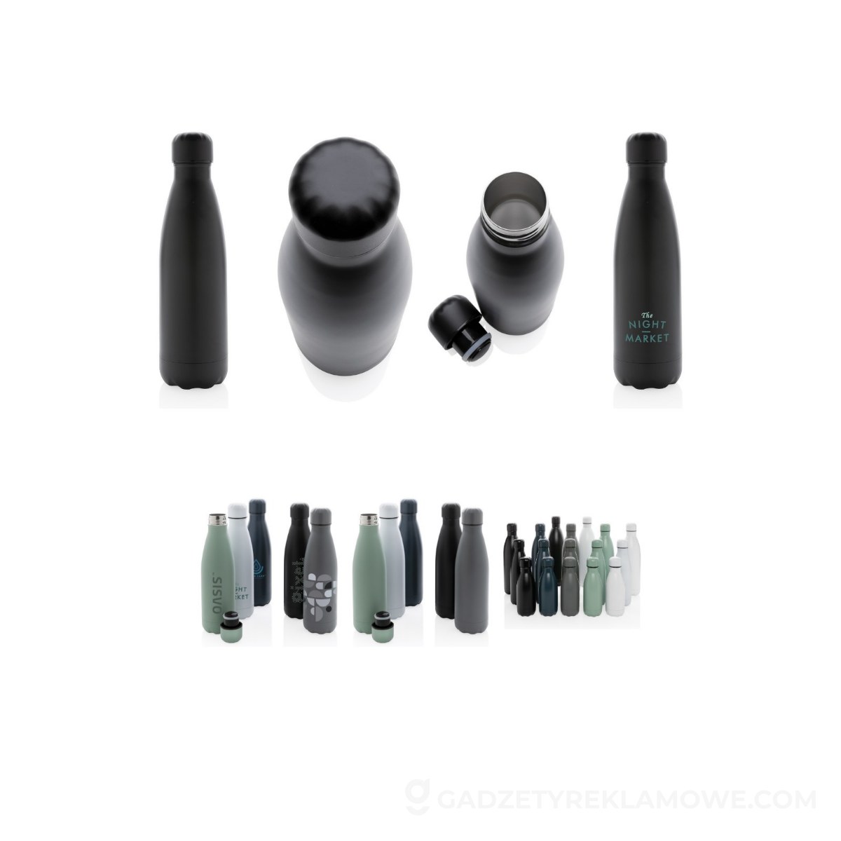 Butelka termiczna 500 ml - czarna
