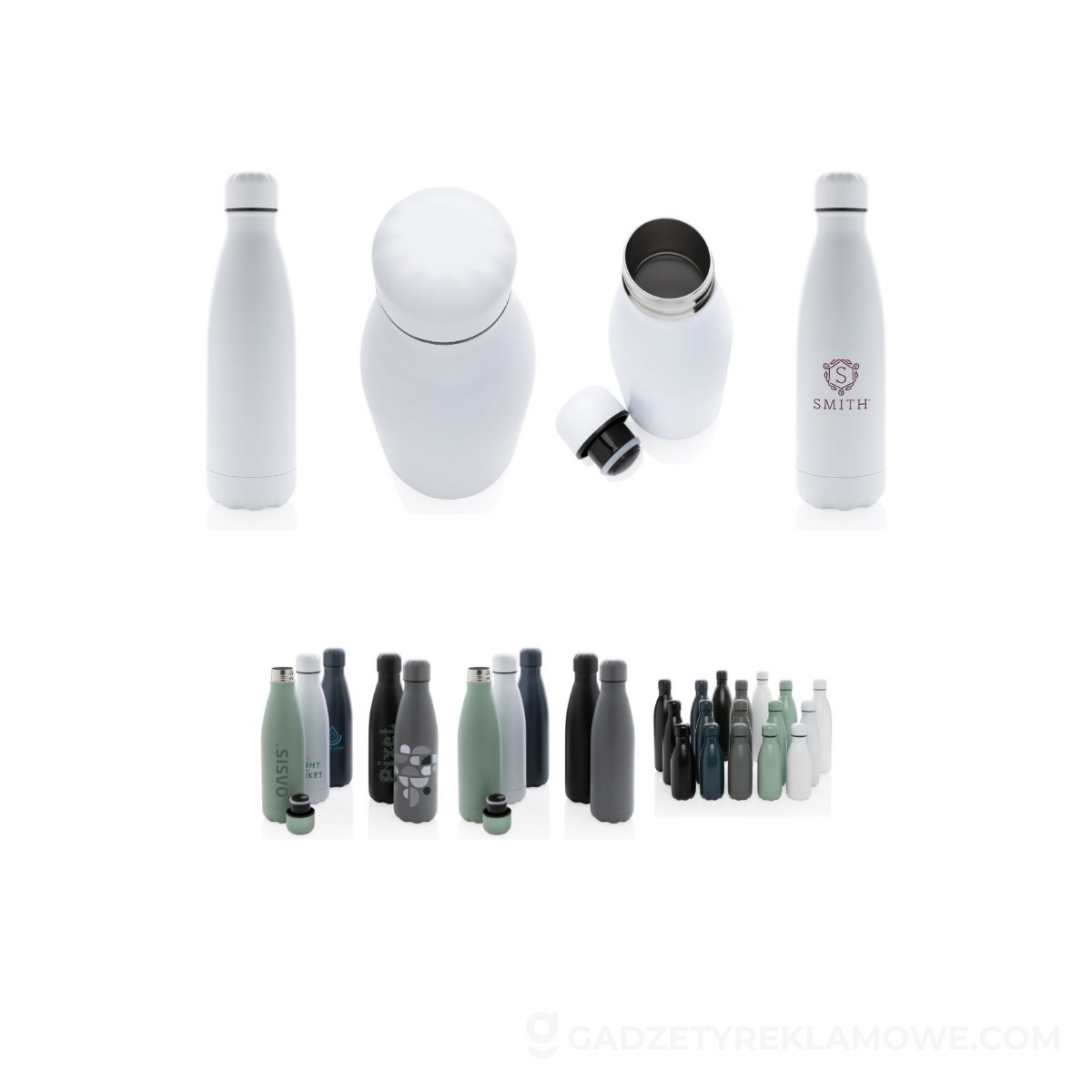 Butelka termiczna 500 ml - biała