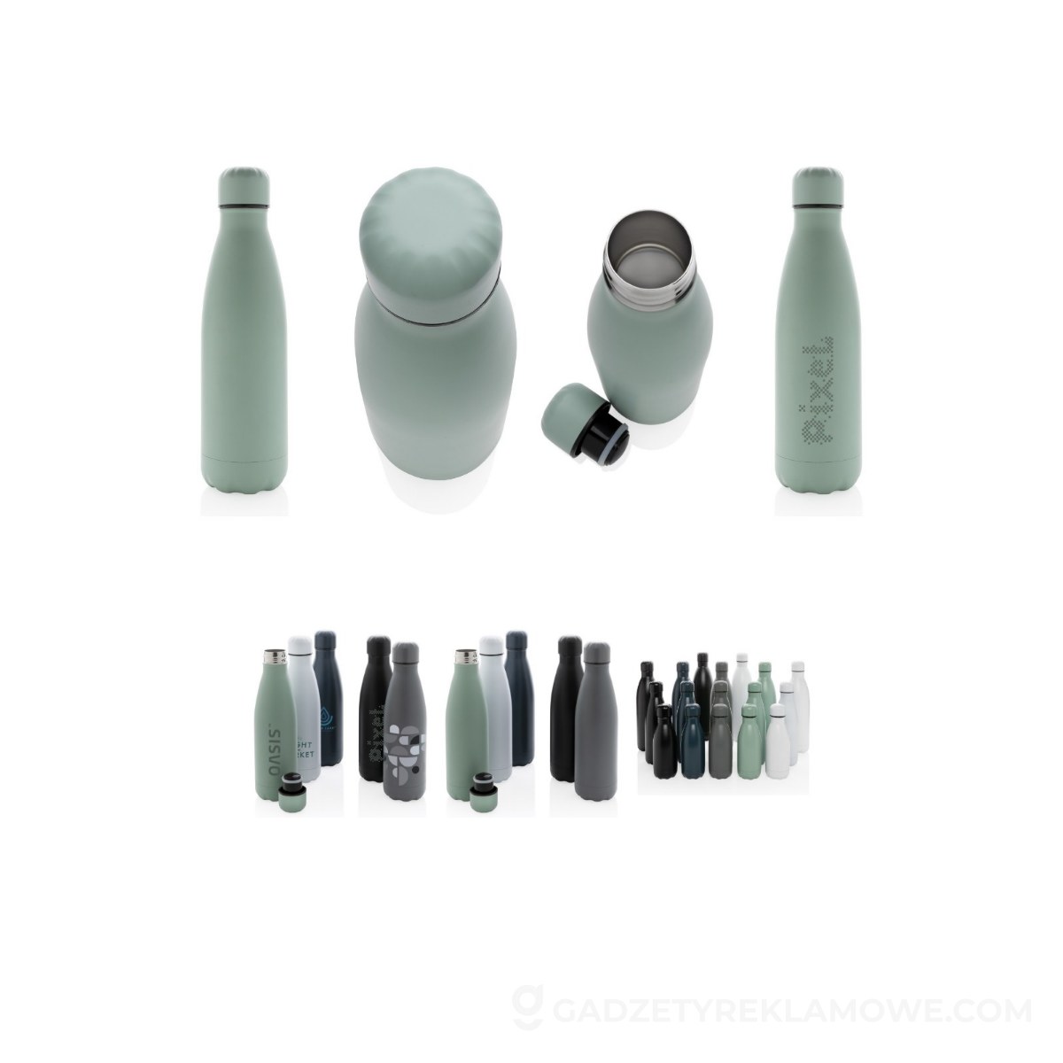 Butelka termiczna 500 ml - zielona