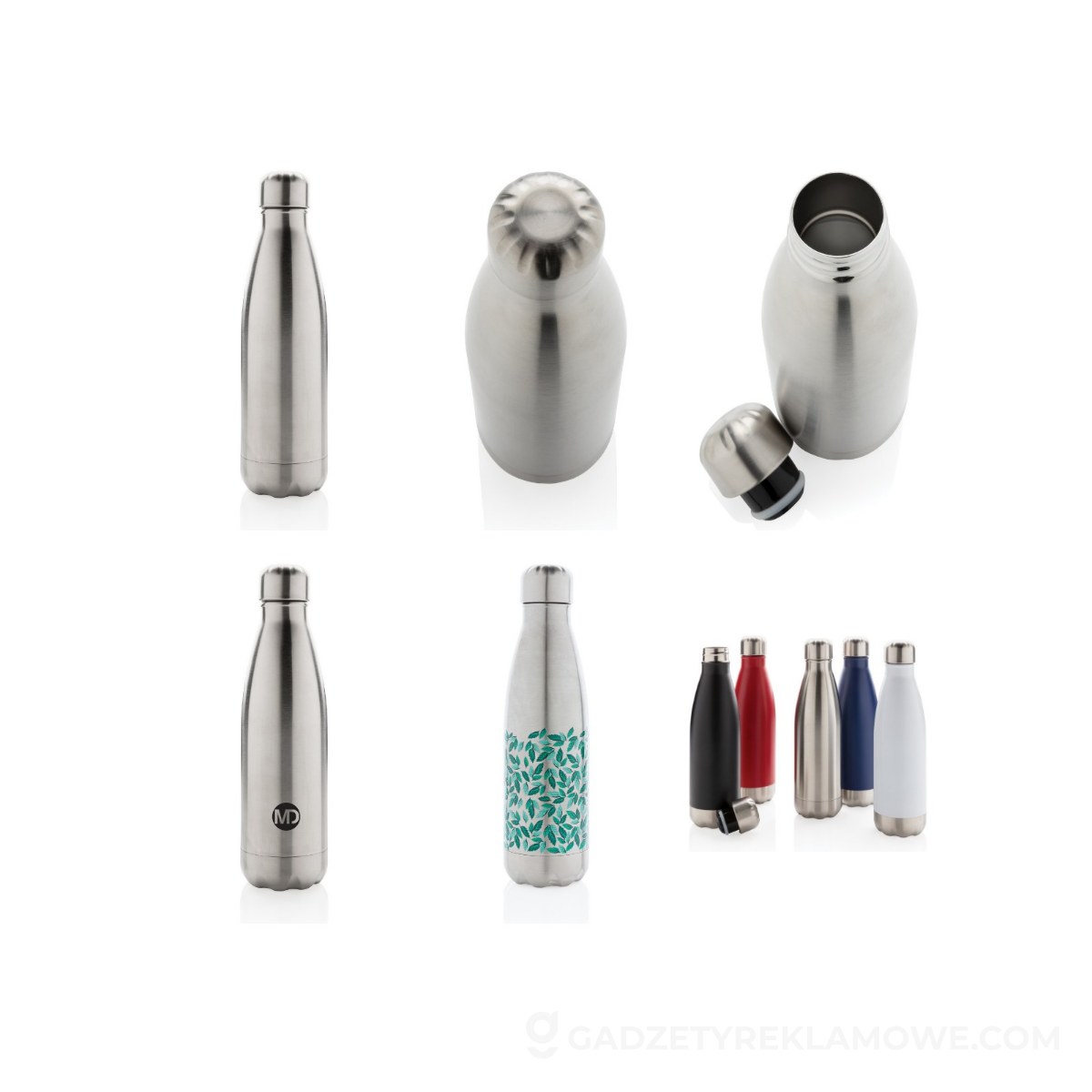Butelka termiczna 500 ml - srebrna