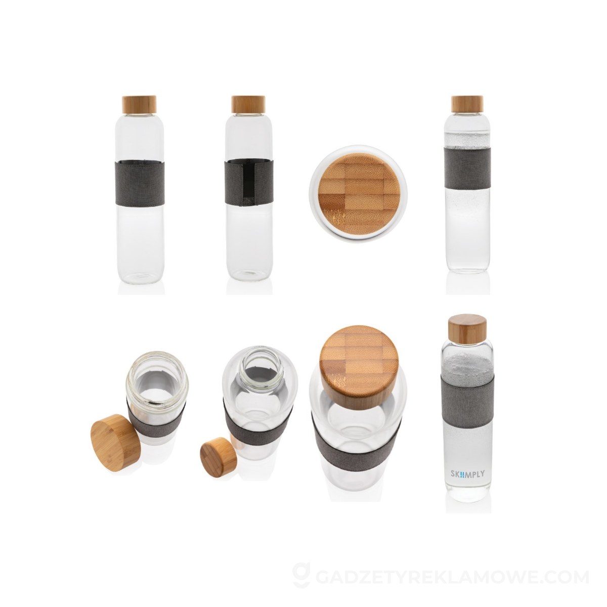 AXP-P436-770-wariantu-watermark Szklana butelka 750 ml Impact w pokrowcu - neutralna