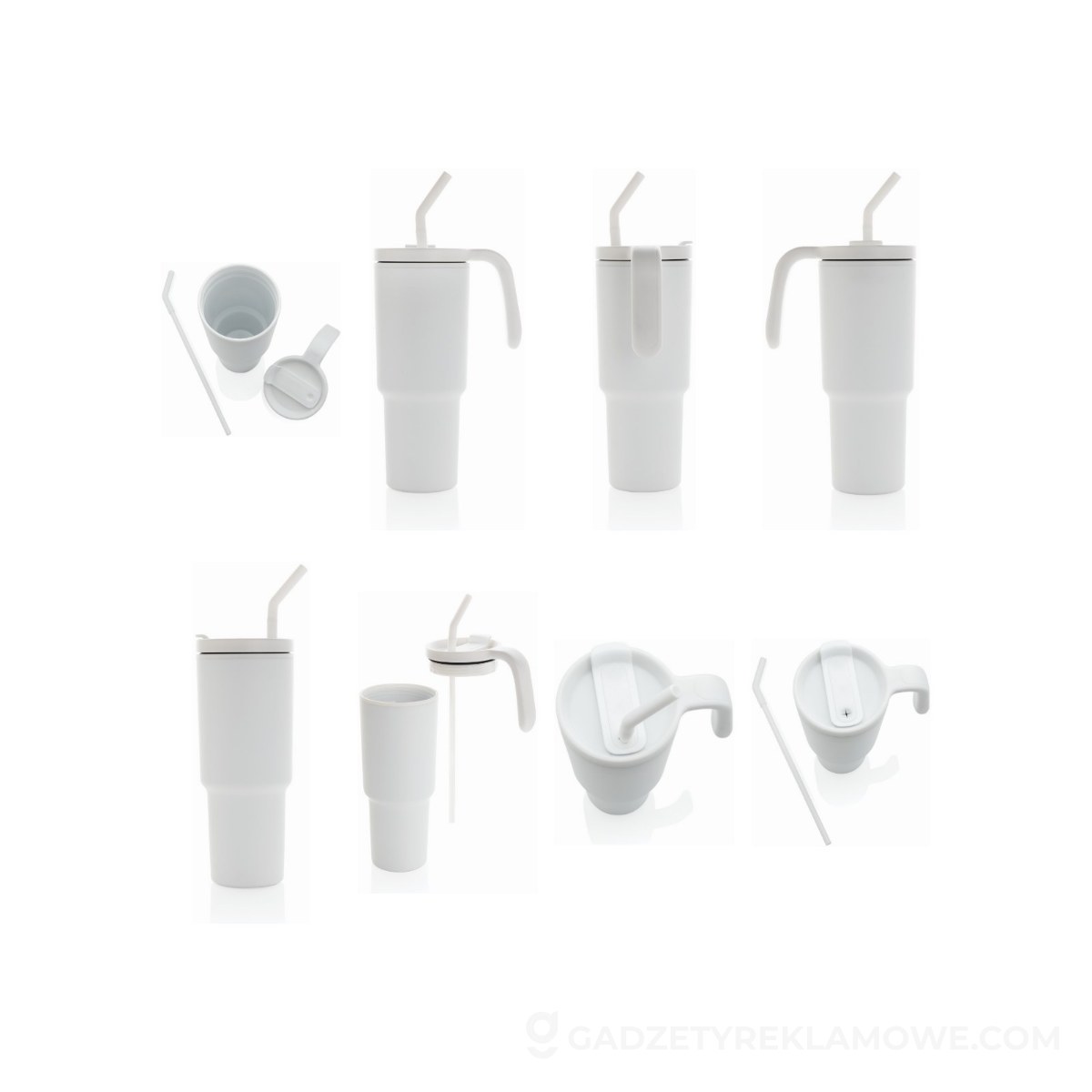 Kubek termiczny Graphic 360 900 ml - biały