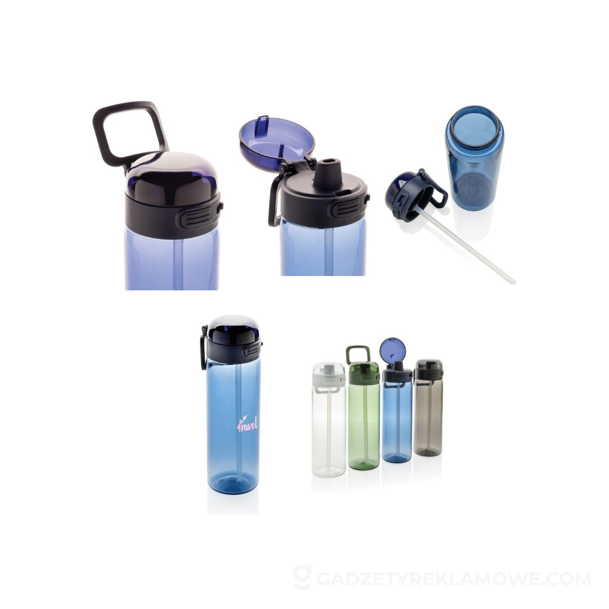 Butelka sportowa 800 ml - granatowa