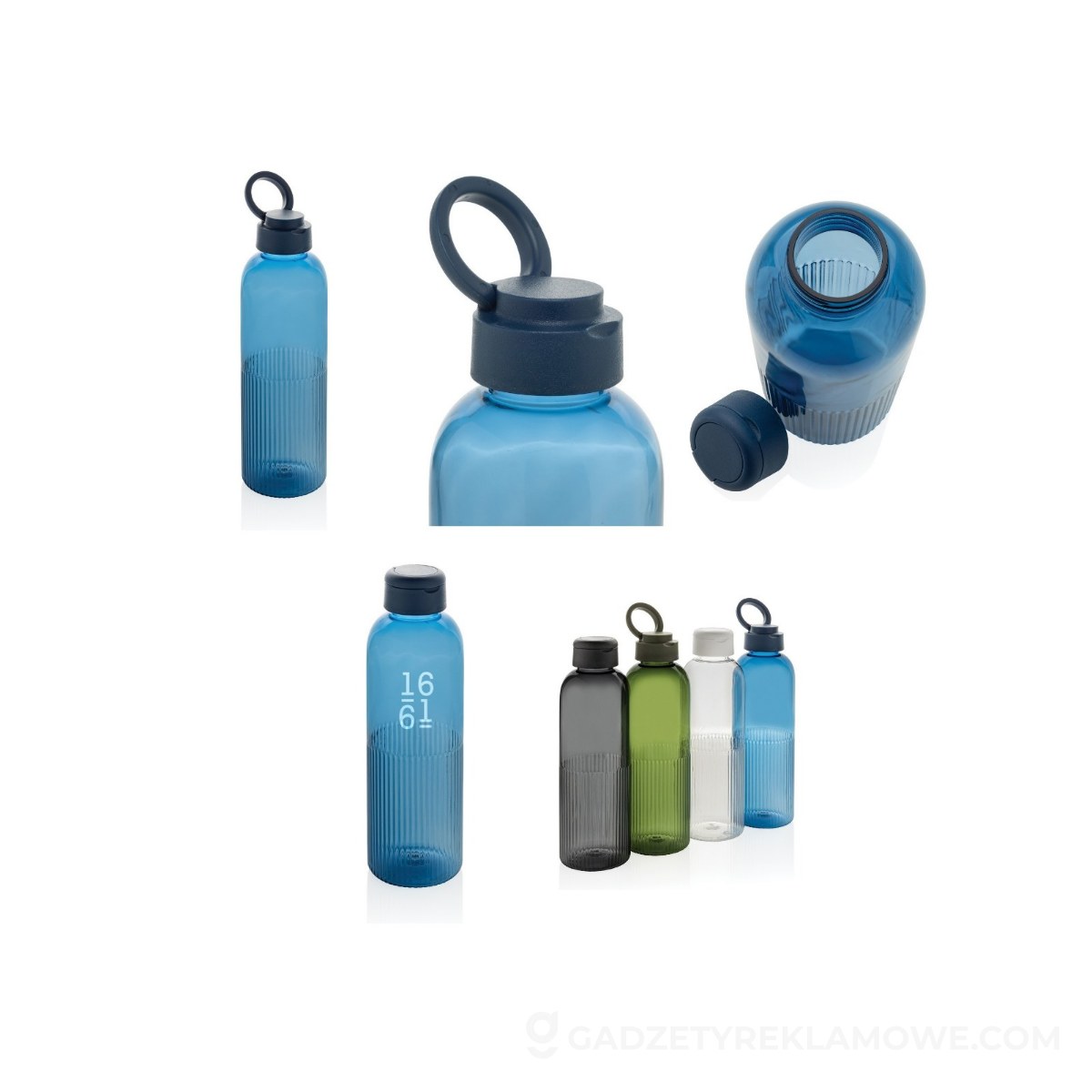 Butelka sportowa Ripple 750 ml rPET - granatowa