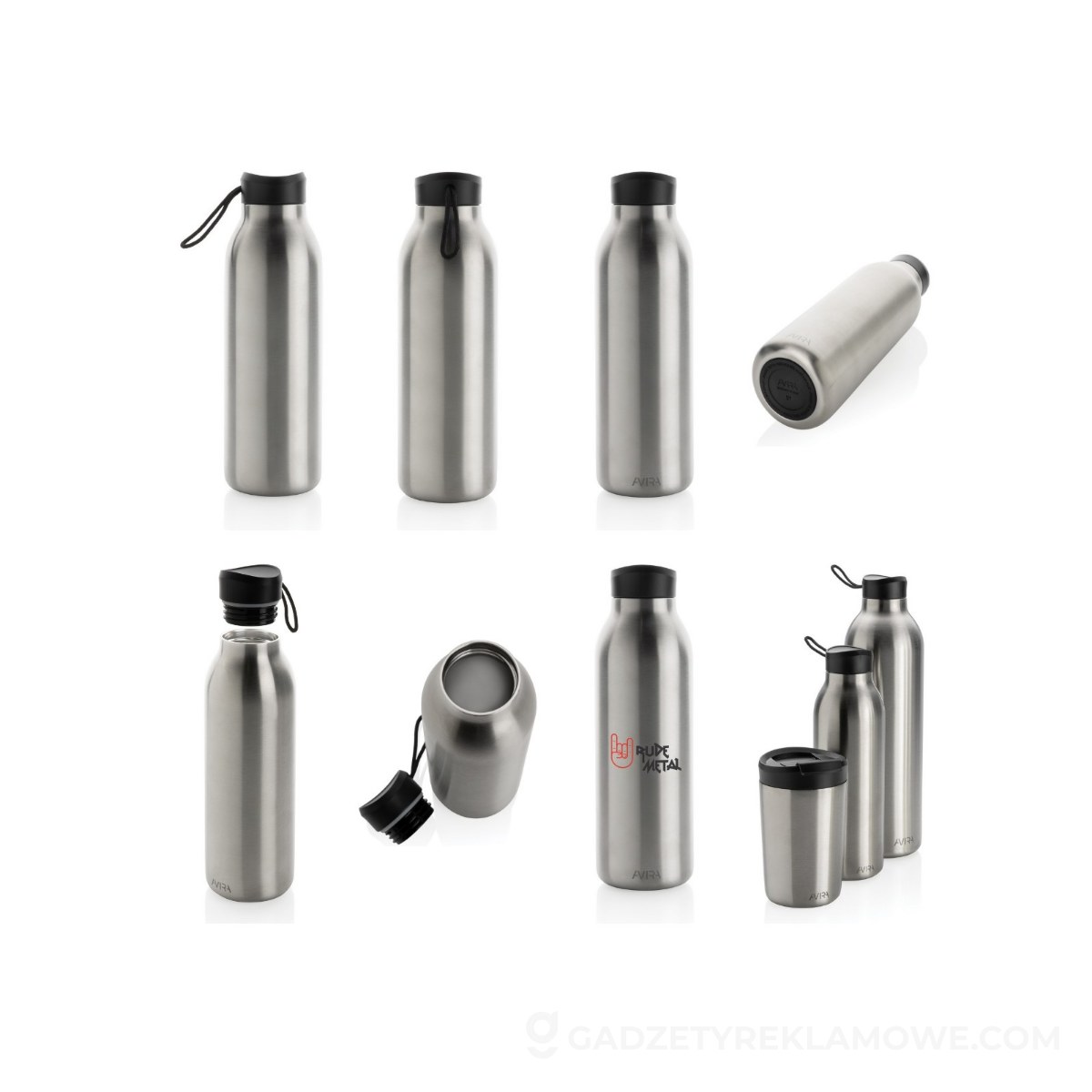 Butelka termiczna 500 ml Avira Avior - srebrna