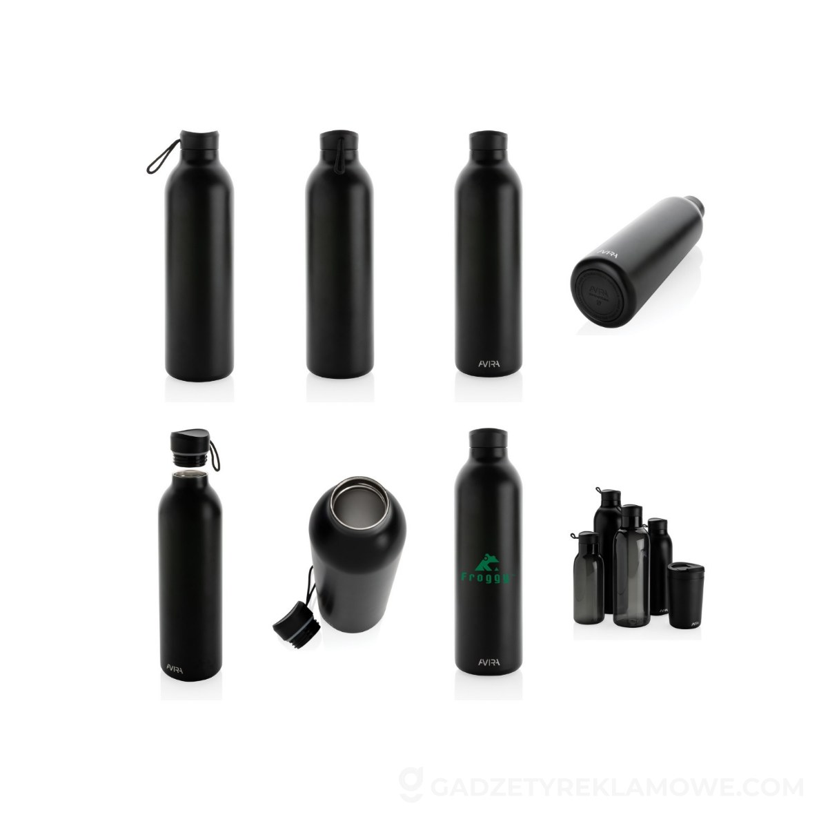 Butelka termiczna 1000 ml Avira Avior - czarna
