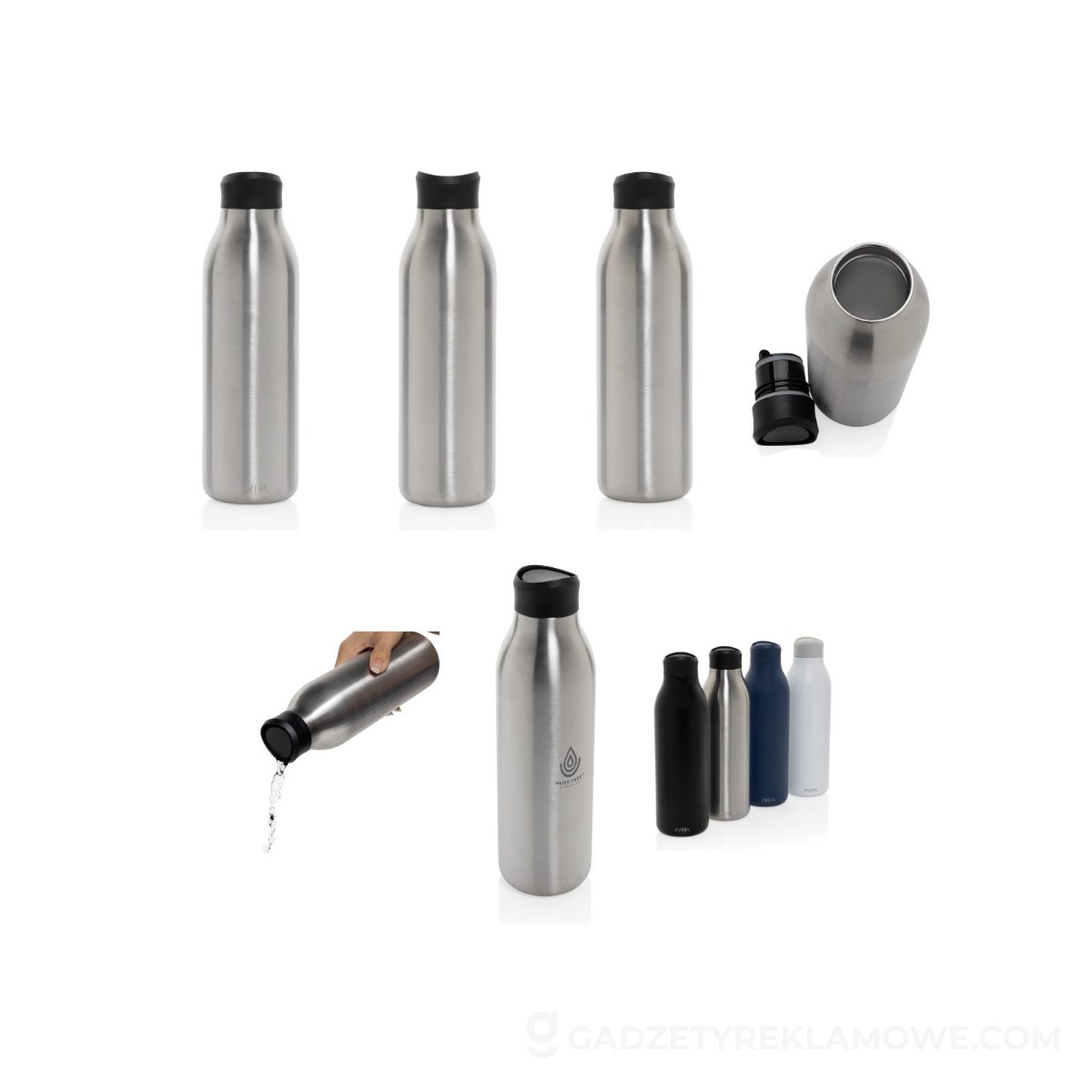 Butelka termiczna 600 ml Avira Alok - srebrna