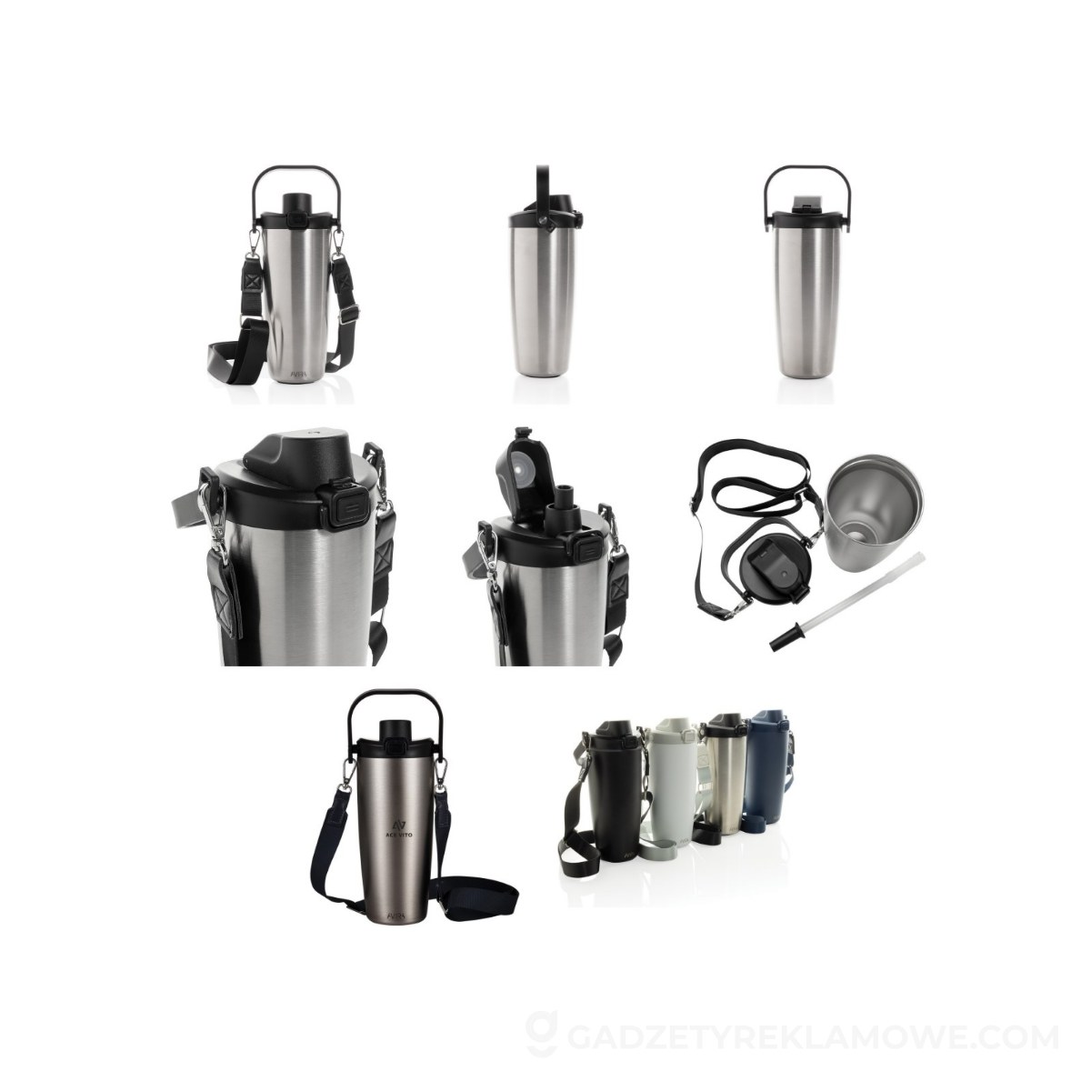 Kubek termiczny 600 ml Avira Ayala - silver